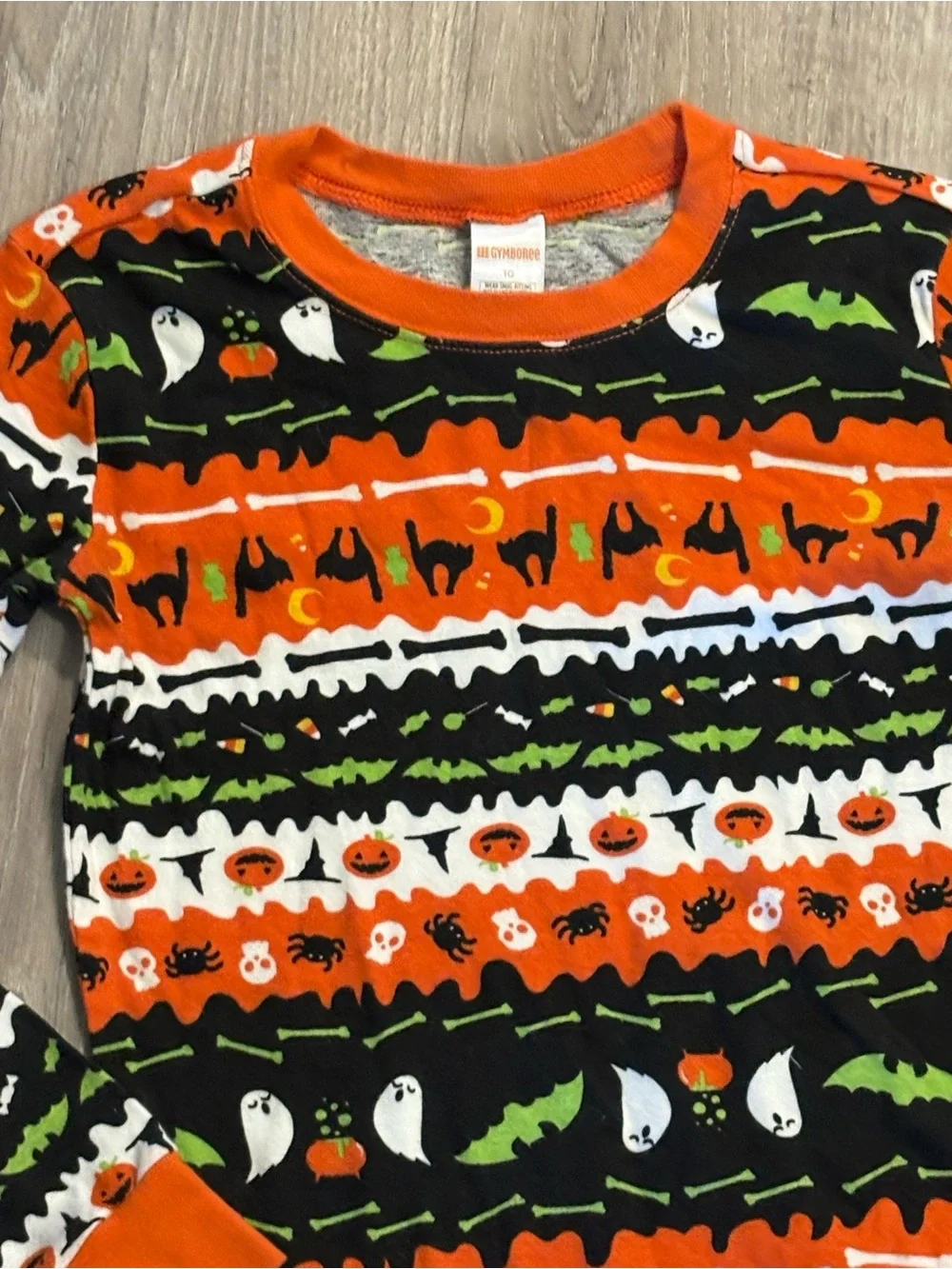 Gymboree Halloween Stripe Pajama Set